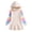 Beige, variant on NAISIBABY Casual Dress for Girls, Fashion Colorful Long Sleeve Peplum Ruffled Hooded Sweatshirt Dress Purple 6-7T
