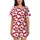 thumbnail image 1 of Fotbe Tulips Flowers Conjunto de Pijama Estampado para Mujer, 2 Piezas, Ropa de Dormir con Camiseta de Manga Corta y Shorts Suaves-Large, 1 of 6