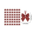 thumbnail image 4 of Christmas Ornaments,50PCS Ties Christmas Tree Decorations Accessories Bows Party Favors Christmas Indoor and Outdoor Decorations,Red, 4 of 7