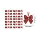 thumbnail image 3 of Adornos navideños, adornos navideños, regalos navideños, corbatas, adornos para árboles de Navidad, accesorios, lazos, regalos de fiesta, nudo de mariposa de poliéster., 3 of 6