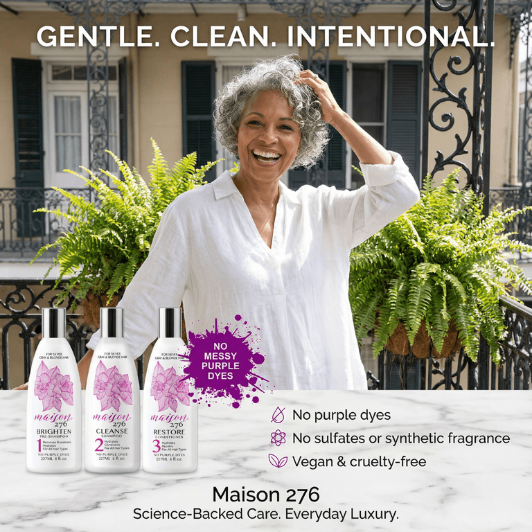 Maison 276 CLARIFY + HYDRATE + RESTORE Trio for Silver and Blonde