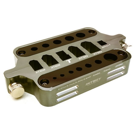 Alson Volume Control Integy RC Toy Model Hop-ups C27137GUNBLACK Alloy Machined Universal Connectors & Plugs Workstation Soldering Jig ()
