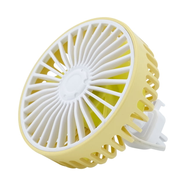 Ohufall USB Powered Car Cooling Fan With RGB Light Aromatherapy 3 Speed Portable Fan For Car Office Home