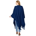thumbnail image 2 of Woman Within Plus Size Fringed Cape Sweater, 2 of 5