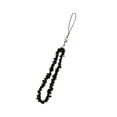 thumbnail image 2 of Cadena de teléfono móvil Salvador correa de muñeca boho hecho a mano llavero cordón de teléfono con cuentas encanto de teléfono Negro, 2 of 9
