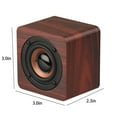 thumbnail image 3 of Bwiyojiz Portable Bookshelf Wooden Bluetooth Mini Speaker Subwoofer Stereo Card, Built-in Lithium Battery, Mom Gifts, 3 of 6