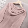 thumbnail image 6 of Cekizud Hooded Knit Cardigan for Women Long Sleeve Button Front Drawstring Hood Casual Cardigan Sweater, Free Size, 6 of 7