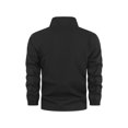 thumbnail image 4 of Lightweight Jackets For Men Full Zip Windbreaker Stand Up Collar Fashionable Casual Jacket With Pockets Black L, 4 of 5
