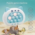 thumbnail image 2 of Consola de juegos con burbujas Pop Quick Push, juguetes divertidos tipo Whac-A-Mole para niños y niñas, juguetes antiestrés para adultos, conejito rosa, 2 of 5