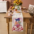 thumbnail image 2 of Mother's Day Table Runner 70 Inches, Mother and Daughter Carnations Flowers Beige Bed Runner Dresser Scarves Tabletop for Indoor Outdoor Parties/Ceremony/Banquet, 13" x 70", 2 of 9