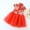 C-Watermelon Red14, variant on JIAYUE Girls New Year Cheongsam Dresses Floral Short Sleeve Notch Neck Drop Shoulder Mid Length Lovely Qipao Elegent Mesh Tutu A-Line For Kids Breathable Holiday Festival Celebration