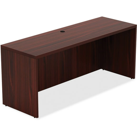 Lorell, LLR34308, Chateau Series Mahogany Laminate Desking, 1 Each