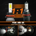 thumbnail image 6 of For Nissan Xterra 2000-2011 2012 2013 2014 2015 LED Headlight Bulbs 9007 HB5 High and Low Beam 2pcs, 6 of 9