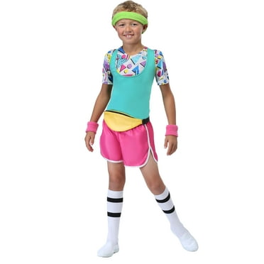 Boy's Work It Out 80's Costume