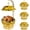 Gold 4 pcs, variant on Vakiorn 8 Qt Chafing Dish Set Gold Stainless Steel Luxury Buffet Warmer 2 Pcs for Party Wedding Hotel