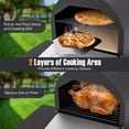 thumbnail image 6 of Laicejoy Outdoor Pizza Oven Wood Fired Pizza Oven with 600D Oxford Fabric Cover，Thermometer & Protective Cover, Outside Camping Party, 6 of 8