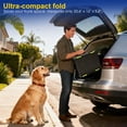 thumbnail image 4 of Foldable Dog Ramp for Large Dogs, Support 150LBS, 67''L x 16''W Portable Pet Ramp for SUV, Truck and Minivan, Non-Slip Traction Surface with Reflective Safety Strips, 4 of 8