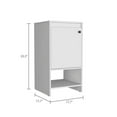thumbnail image 4 of Jane Bathroom Vanity, Single Door Cabinet, Two Shelves White, 4 of 9