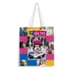 thumbnail image 1 of Carinha de Anjo Bolso de tela con estampado de lienzo para mujer, bolsa de compras reutilizable y estética, con cremallera interior, regalo para mujer, 35 × 40 cm., 1 of 6