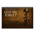 thumbnail image 2 of 2026 Military Remembrance Wall Calendar - Lest We Forget,12-Month (Jan 2026-Dec 2026),11.02" x 7.09",Twin-Wire Bound,Thick No-Bleed Paper for Office, 2 of 6