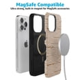 thumbnail image 4 of Casely iPhone 15 Pro Max Case | Mocha Ripple | Brown Waves Case | Compatible with MagSafe and Action Button, 4 of 9