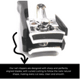 Nail Clipper with Comfort Grip Nail Catcher Chrome Plated Toenails Clippers Nail Cutter