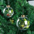 thumbnail image 2 of 12Pcs Clear Iridescent Baubles Balls Christmas Tree Ornament Diy Decor 2.4inch, 2 of 10
