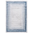 thumbnail image 3 of Naar Marfi 5X7 Area Rug, Blue/Ivory Border, Non-Slip and Non-Shedding Area Rugs for Home Bedroom, Kitchen Floor, Bathroom, Dining and Office, 3 of 8