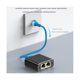 thumbnail image 4 of Gigabit Ethernet splitter 1 in 2 out, 1000 mbps - Lan/internet cable splitter - Cat5/6/7 splitter, Rj45 network extension, 4 of 5