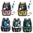 thumbnail image 2 of Hatsune Miku Mochila Para Mujeres Bolsa Escolar Portátil Bagpack Para Hombres De Estudiante De Viaje (Interfaz USB E Auricular), 2 of 4