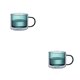 thumbnail image 2 of Naiovety Drinkware Juice Bottle Transparent Sweet Gift Design Cup Household Accessories Appearance Simple Exquisite Milk Water 260ML Cups 2piezas, 2 of 6