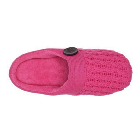 pink dearfoam slippers dearfoams womens pink cable knit scuff slippers walmart pink dearfoam slippers dearfoams womens pink cable knit scuff slippers walmart