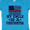thumbnail image 4 of Inktastic Firefighter Uncle Fireman Nephew Boys or Girls Baby Bodysuit, 4 of 5