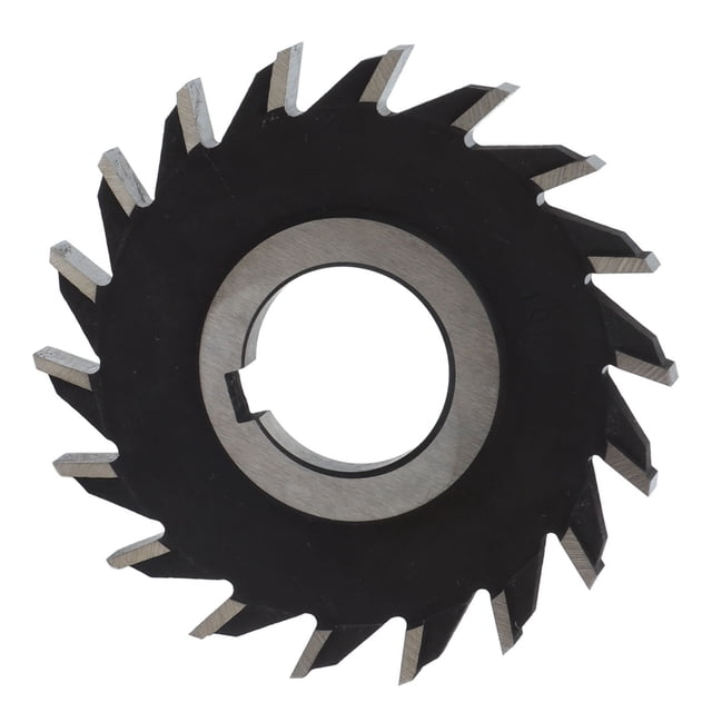 Fresa de 18 dientes, disco de fresa frontal de acero de alta velocidad para procesamiento plano, diámetro de 100mm