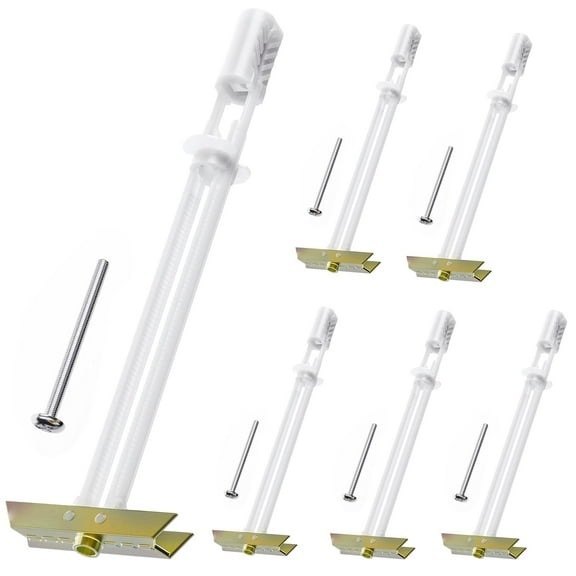Drywall Anchor with Included Bolts for 1/4”-20, Heavy Duty Hollow Drywall Anchors for TV Mounting Kit, Hollow Wall Anchors Holds up to 270lbs Each in 1/2” Drywall, 12 Packs