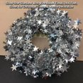 thumbnail image 3 of Silver Star Garland with Wire-Based Tinsel, 24.6 Feet, Silver, for Christmas Tree and Mantle Decoration, 3 of 4