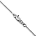 thumbnail image 2 of Diamond2Deal 14K Collier Chaîne Serpent en Or Blanc 1.0mm 20 Pouces pour Femmes, 2 of 5