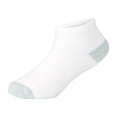 thumbnail image 2 of Hanes Girls Ankle Socks Value Pack, 6-Pack, Pure Comfort SuperSoft Ankle Socks for Infant and Toddler Girls, 2 of 6