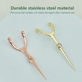 thumbnail image 3 of Stainless Steel Toothpick Dental Floss Recomable For Y Shape Flossing Holder Set Portable ECO-friendly Teeth Cleaning Tools, 3 of 6