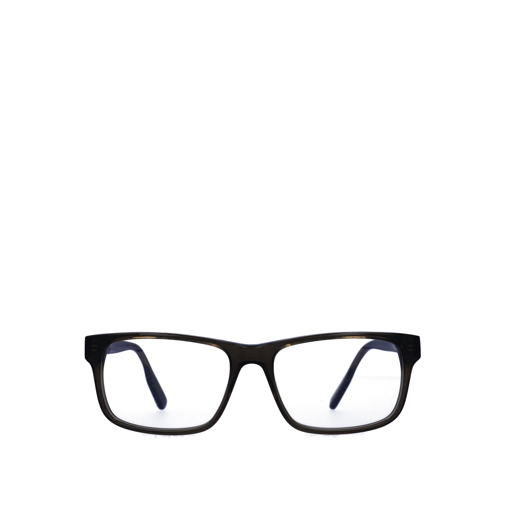 M America Men's Rx'able Square Plastic Eyeglasses, 55-17-145, MU103FOLV0055,Olive, 1 pair