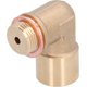 thumbnail image 2 of Extensor de sensor de oxígeno de inclinación automotriz, adaptador espaciador de extensión de latón universal con arandela (latón) (1 unidad), 2 of 5