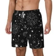 thumbnail image 2 of Balery Space Galaxy Mens Swim Trunks Swim Shorts for Men Quick Dry Inseam Beach Shorts with Compression Liner Pocket-Small, 2 of 9
