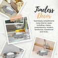 thumbnail image 6 of Autumn Alley Glass & Galvanized Rustic Farmhouse Soap Dish for Bathroom, 6 of 8