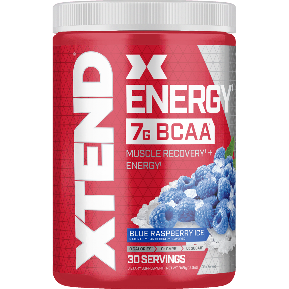 Xtend Energy BCAA Powder, 125mg Caffeine + Sugar Free Pre Workout