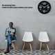 thumbnail image 3 of Quiet clock 30cm modern style for home office school black battery powered, 3 of 4