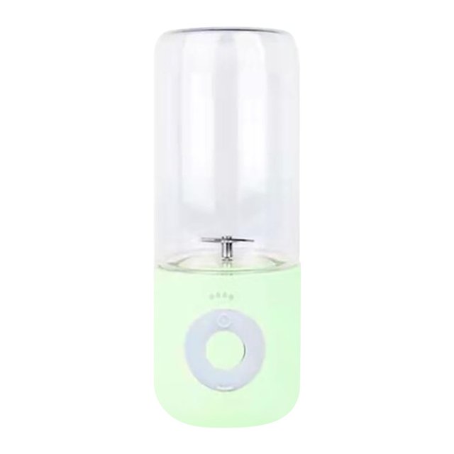 Dsseng Mini Juicer Machine Electric Portable Blender Bottle for Kitchen Travel Summer Supplies Personal Blender for Smoothies & Juice 600ml USB Rechargeable 7.8”x2.7”x2.7” 1PC Gree