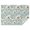 Light Blue Daisy, variant on Green Daisy Flower Pattern Rectangle Tablecloth 60"x84",Waterproof Polyester Rectangle Table Cloth, Wipeable Spillproof Polyester Tablecloth for Dining, Camping, Indoor and Outdoor