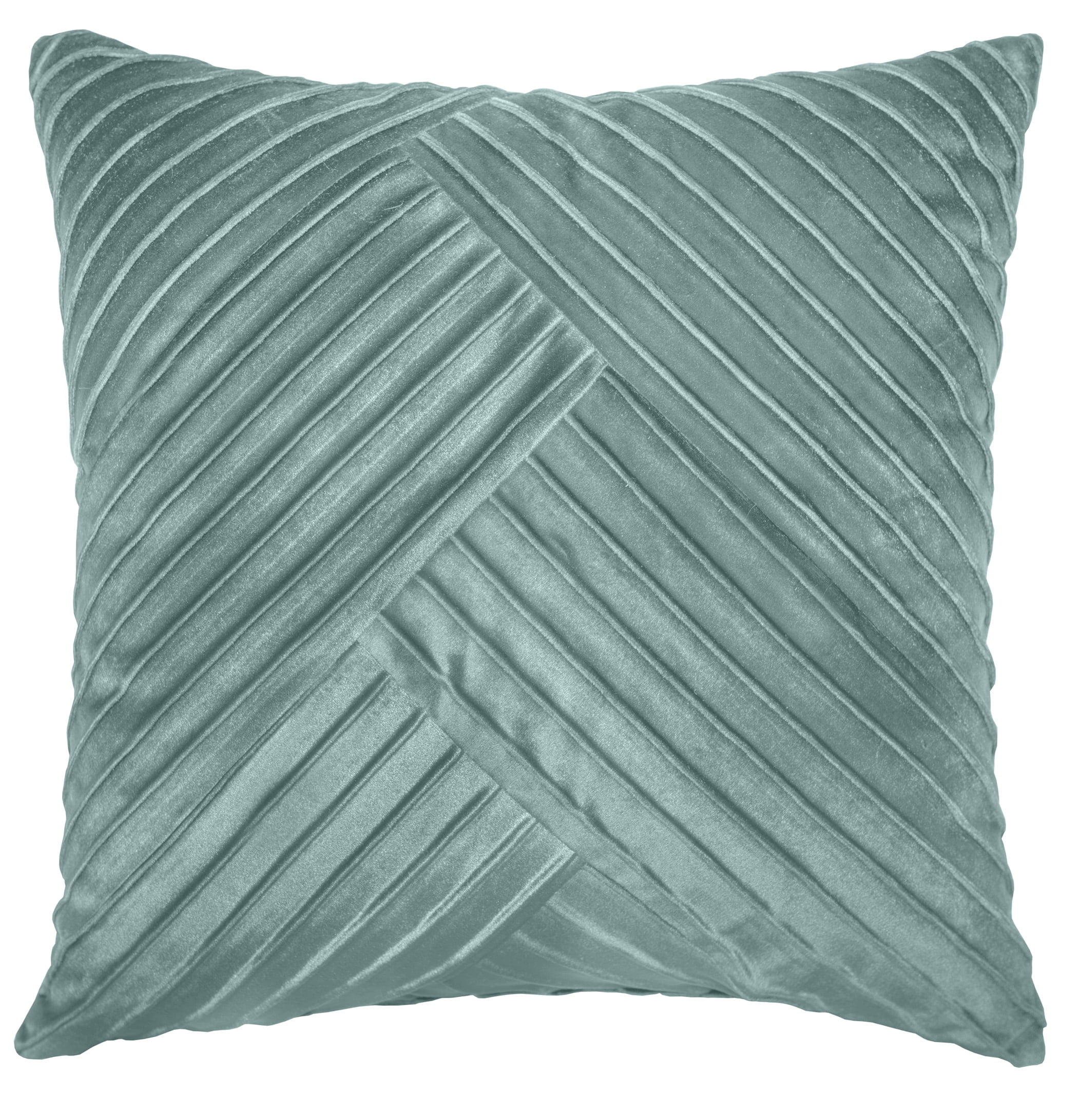 Better Homes & Gardens Textured Velvet Pillow, 20" x 20'', Teal