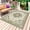 yellowish green, variant on Sage Green Outdoor Rug 4x6 Ft - Reversible Patio Rug Outdoor Camping Rugs, Southwest Tribal Antique Boho-Chic Farmhouse Indoor Outdoor Area Rugs, Non-Slip Outdoor Carpet Runner for Deck/Porch