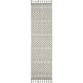 thumbnail image 2 of Nourison Elwood Moroccan Modern Ivory/Slate 2'2" x 8'2" Area Rug, (2' x 8'), 2 of 7
